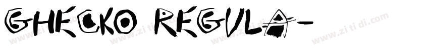 Ghecko Regula字体转换 Ghecko Regula字体转换